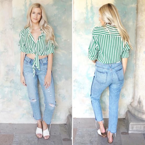 Faithfull the Brand Beau Rivage Zeus Stripe Top - Picture 7 of 8